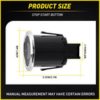 Start Stop Engine Switch Push Button DG9T-14C376-ADW for Ford F250SD (2017–2020)