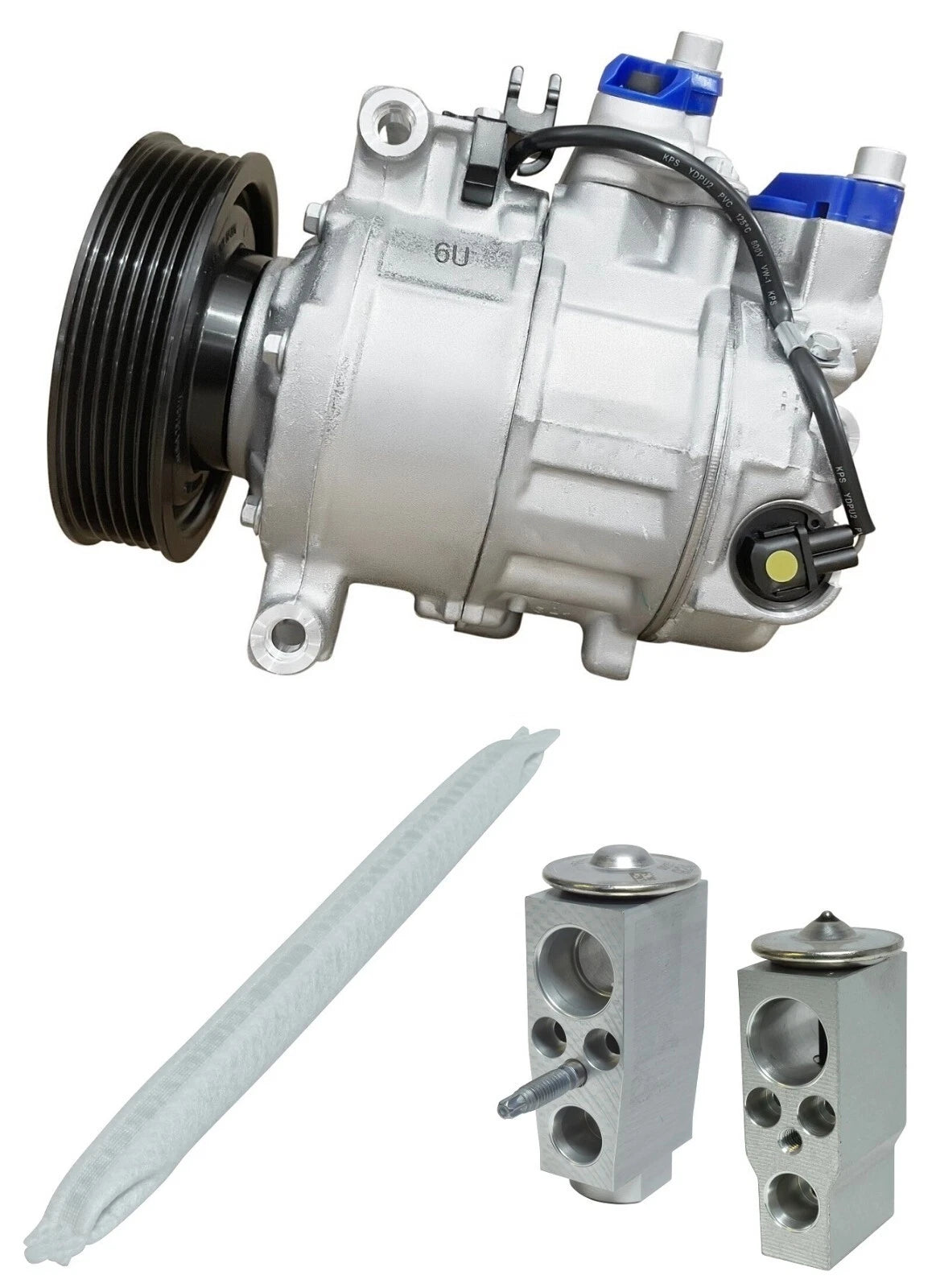 A C Compressor Kit Replacement for Audi Q7 2.0L with Rear (2020–2020)