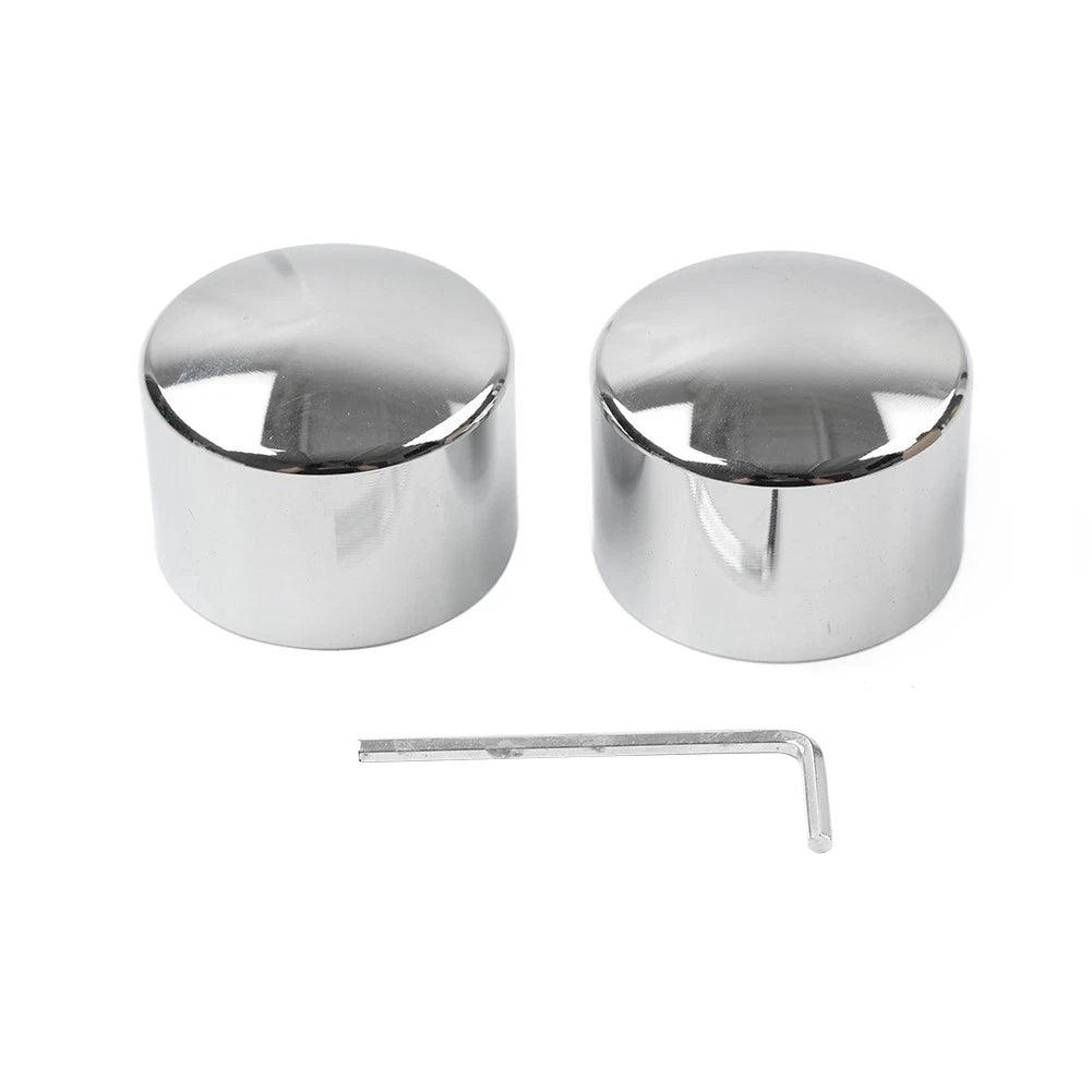 Front Axle Cap Nut Cover for Harley Touring Road King Street Glide Dyna