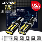 T15 LED Reverse Backup Light Bulbs for GMC Ford Chevy (YYYY–YYYY)