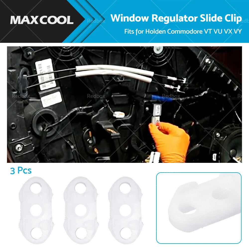 3X Window Regulator Slide Clip for Holden Commodore (VT-VY) 20369895
