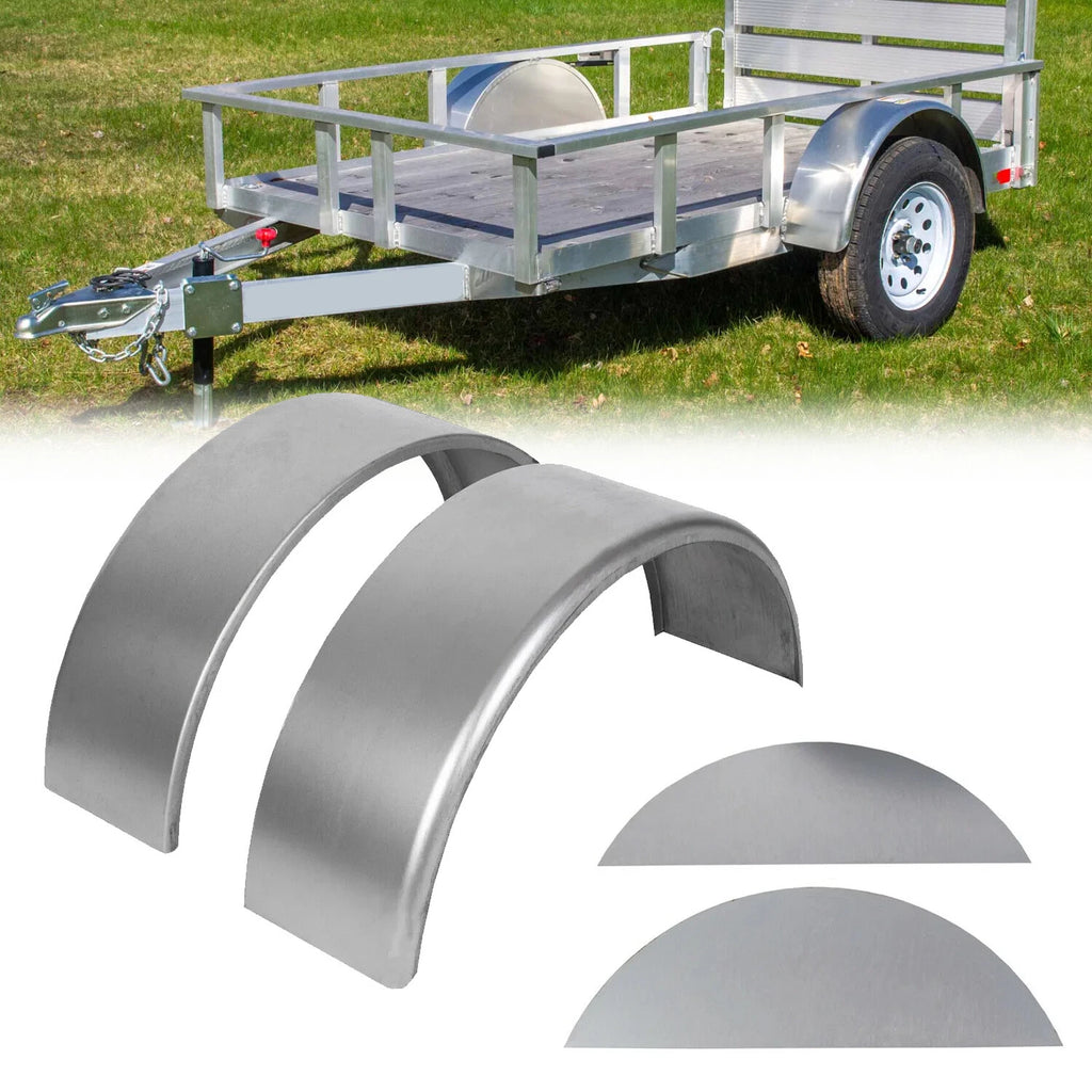 Pair of Steel Round Trailer Fenders for 14"-16" Wheel (Fits )