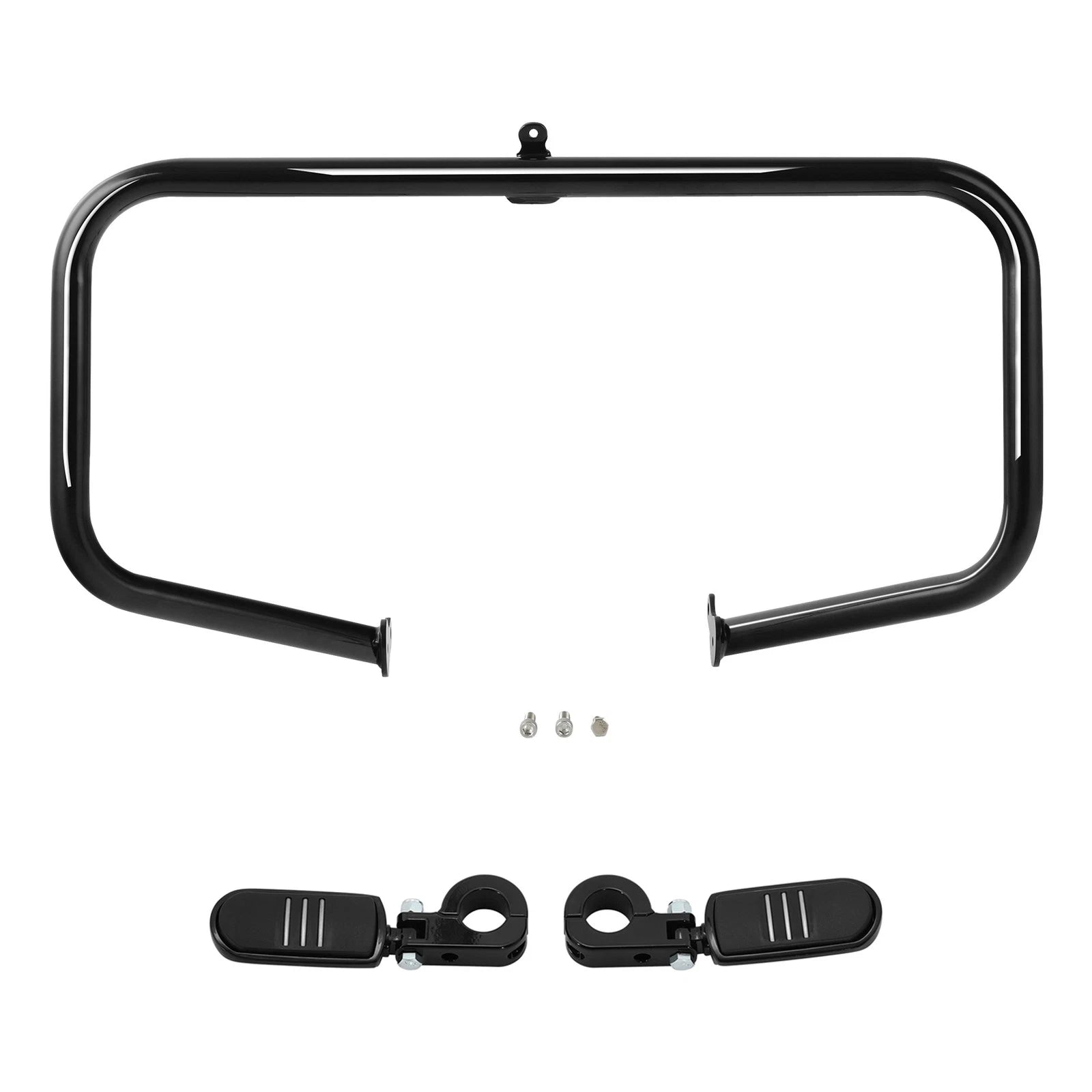 Engine Guard Crash Bar Footpegs for Harley Street Road Glide (2009–2024)