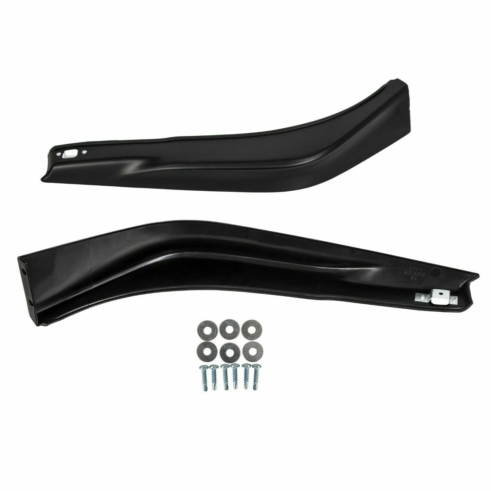 2X Front Bumper Spoiler Lip for Honda Accord 4DR (2013–2015) HFP Style Black
