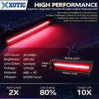 Smoked Red LED Rear Side Marker Light for Dodge Charger 2011-2014 & Challenger 2008-2014