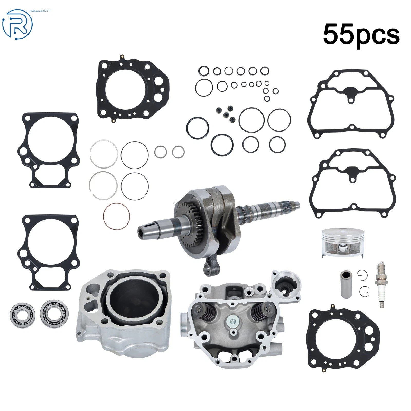 Engine Cylinder Head Crankshaft Rebuild Kit for Honda TRX420 (2009–2024)