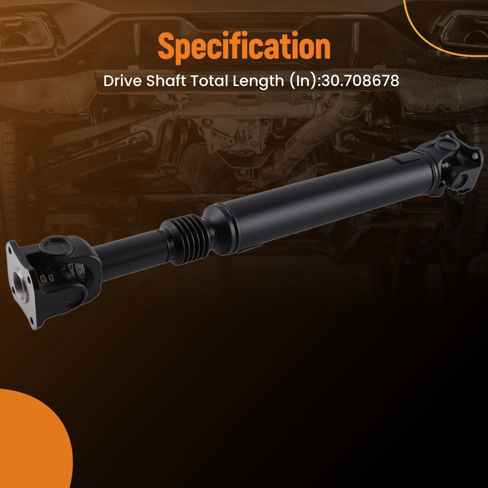Front Driveshaft Prop Shaft Assembly for Toyota Tundra (2007–2021) 4WD 371400C071