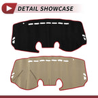 Dashboard Cover Mat for Mazda 2 Demio (2007–2014) Sun Protector Black Red