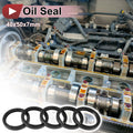 Set of 5 Rotary Shaft Oil Seals 40x50x7mm Nitrile Rubber