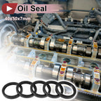 Set of 5 Rotary Shaft Oil Seals 40x50x7mm Nitrile Rubber
