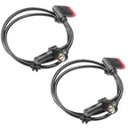 2X Rear ABS Wheel Speed Sensors for Mercedes-Benz CL550 S600 (2007–2013)