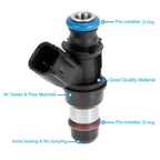 Set of 6 Fuel Injectors for Chevrolet Buick Saturn Pontiac 3.5L (2005–2010)