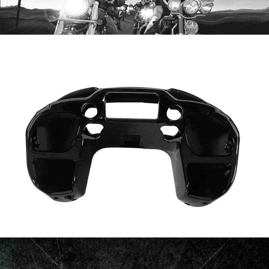 Vivid Black Inner & Outer Fairing for Harley Davidson Road Glide (2015–2024)