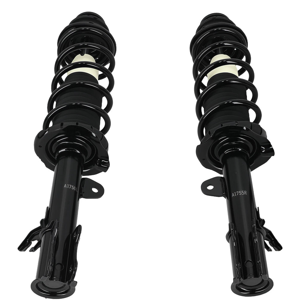 Pair Front Shock Struts with Coil Spring for Nissan Versa (2012–2019)