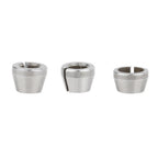 Set of 3 Collet Chuck Adapters 6mm 8mm for Engraving Router Machine
