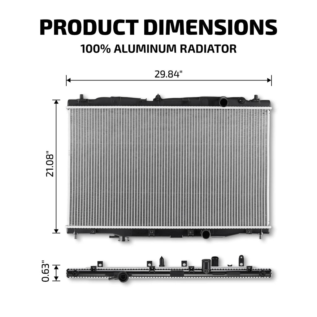 Aluminum Core Radiator for Honda CR-V 2.4L (2012–2016)