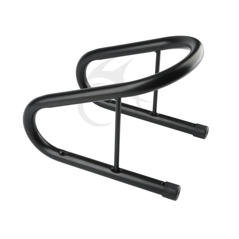 6.5" Black Motorcycle Wheel Chock Kit for Scooter Bike Trailer Truck