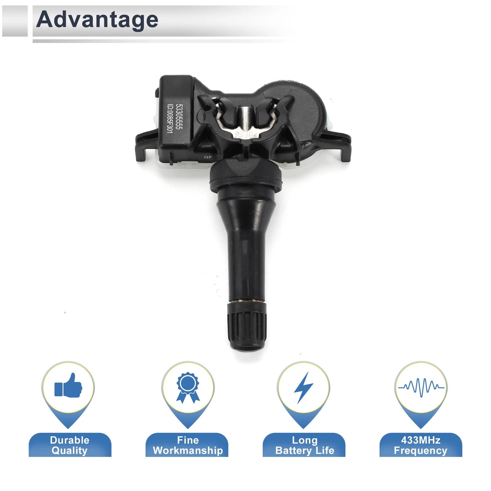 Tire Pressure Sensor No.53305555 for Chrysler 200, Jeep Renegade (2015–2017)