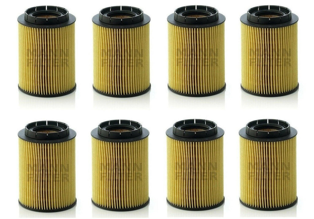 Set of 8 Engine Oil Filters HU932/6N for Audi A8 Q7 Porsche Cayenne VW Golf