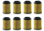 Set of 8 Engine Oil Filters HU932/6N for Audi A8 Q7 Porsche Cayenne VW Golf