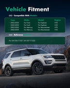 Front and Rear Shocks Struts for Ford Explorer (2002–2003)