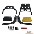 Passenger Backrests Luggage Rack Sissy Bar for Harley M8 Softail Slim (18-21)