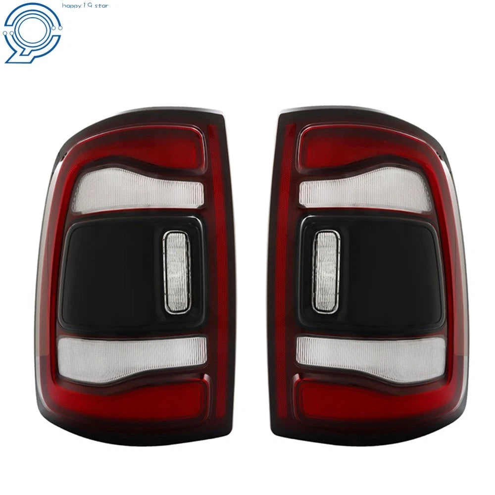 Black Tail Lights for Dodge Ram 2500 (2019-2022) LED Left + Right Side