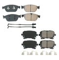 Set of 4 Akebono Euro Ceramic Brake Pads for Audi SQ5 (2014–2017)