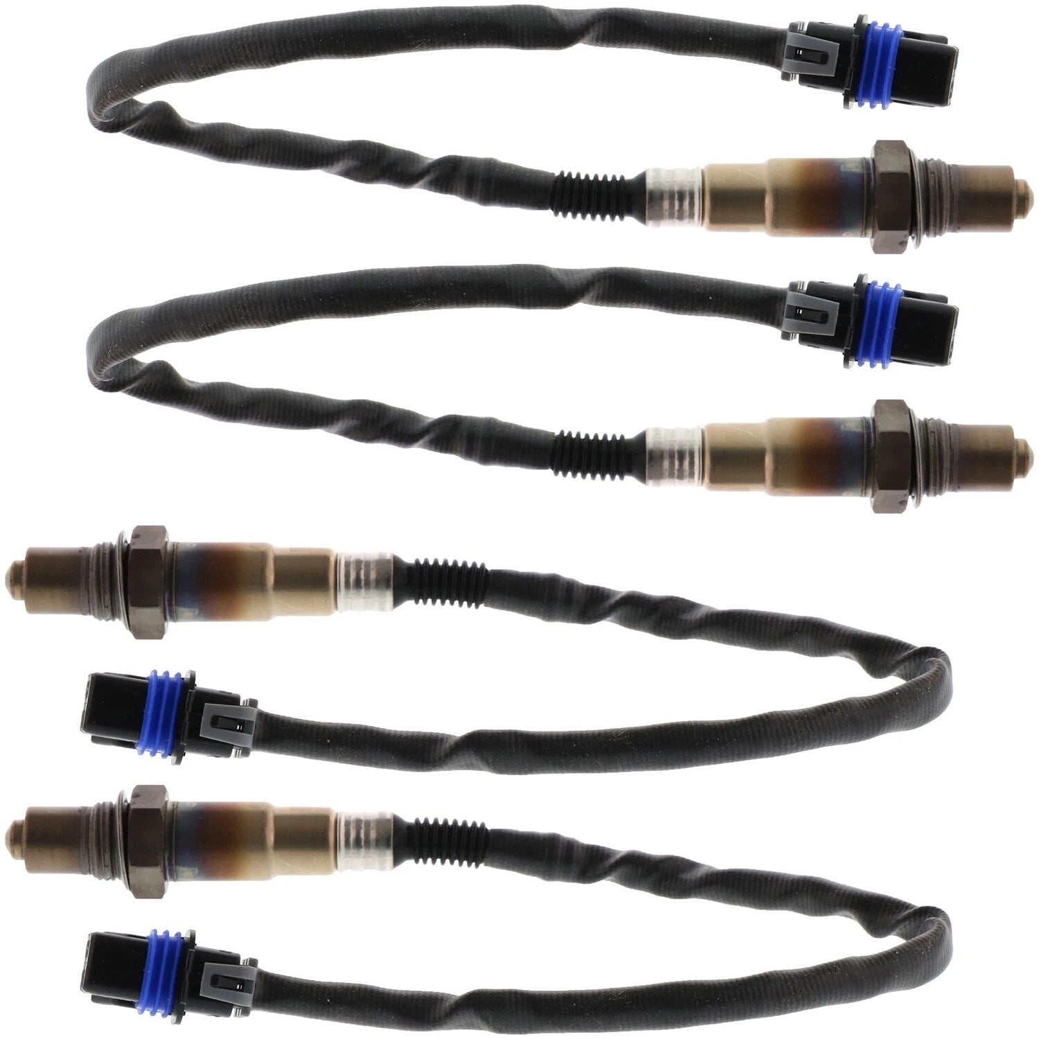 Set of 4 Bosch Oxygen Sensors for Cadillac XTS, Chevy Impala, GMC Canyon V6