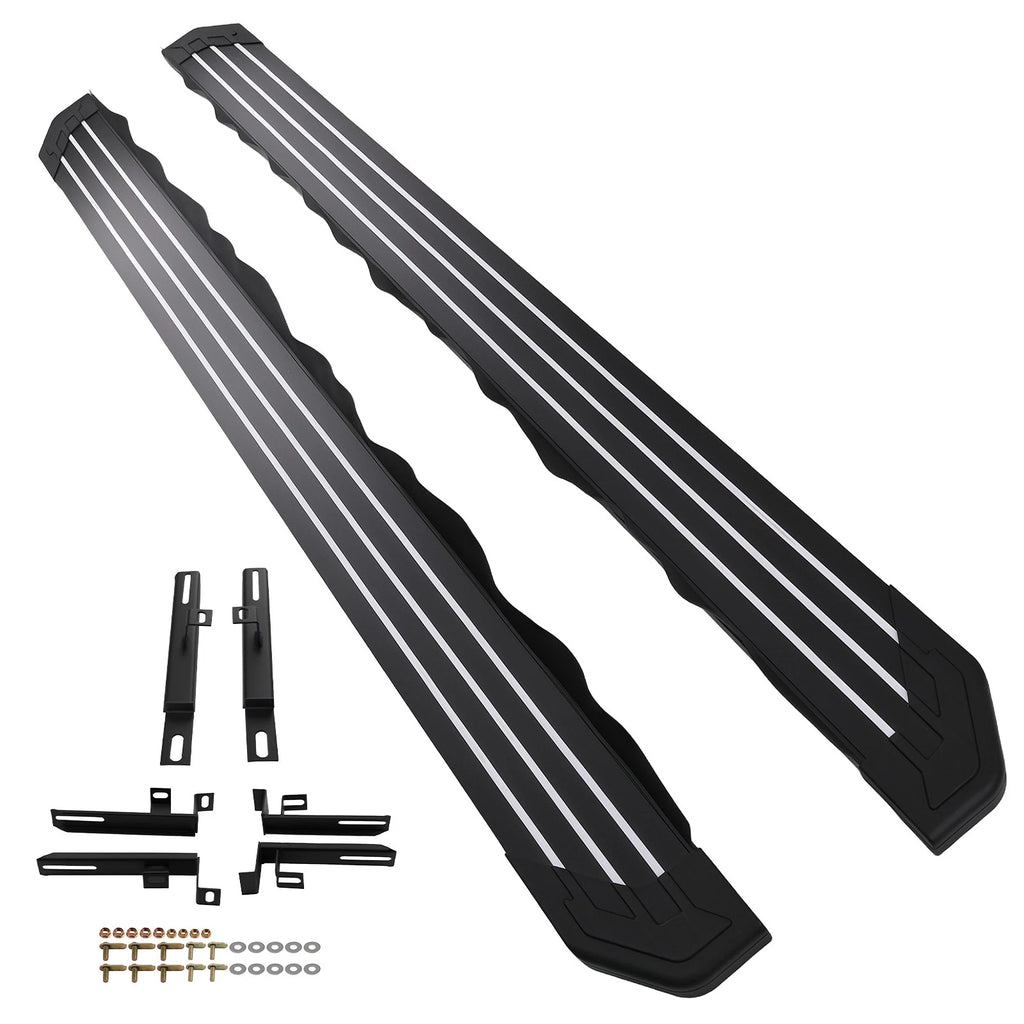 Set of 2 Aluminum Running Board Nerf Bars for Jeep Grand Cherokee (2011–2021)