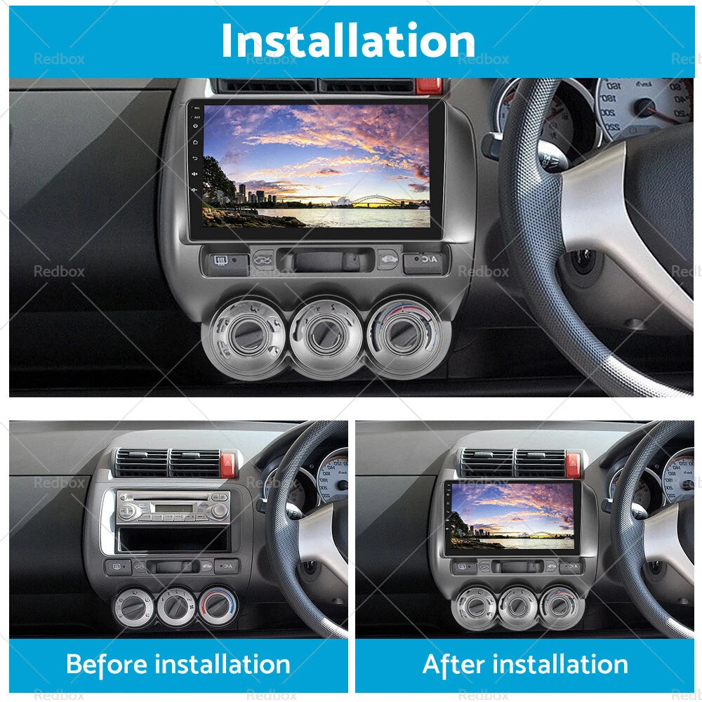 9" Android 11 Stereo GPS Head Unit for Honda Jazz GD (2010–2014)