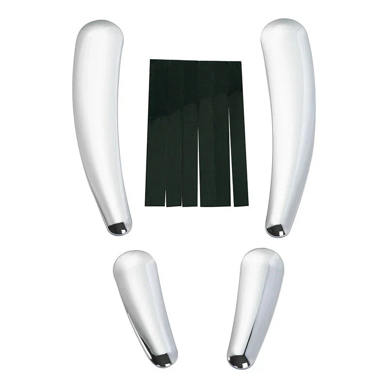 4x Chrome Swingarm Frame Inserts for Harley Softail FLSTF FLSTN (2008 - 2017)