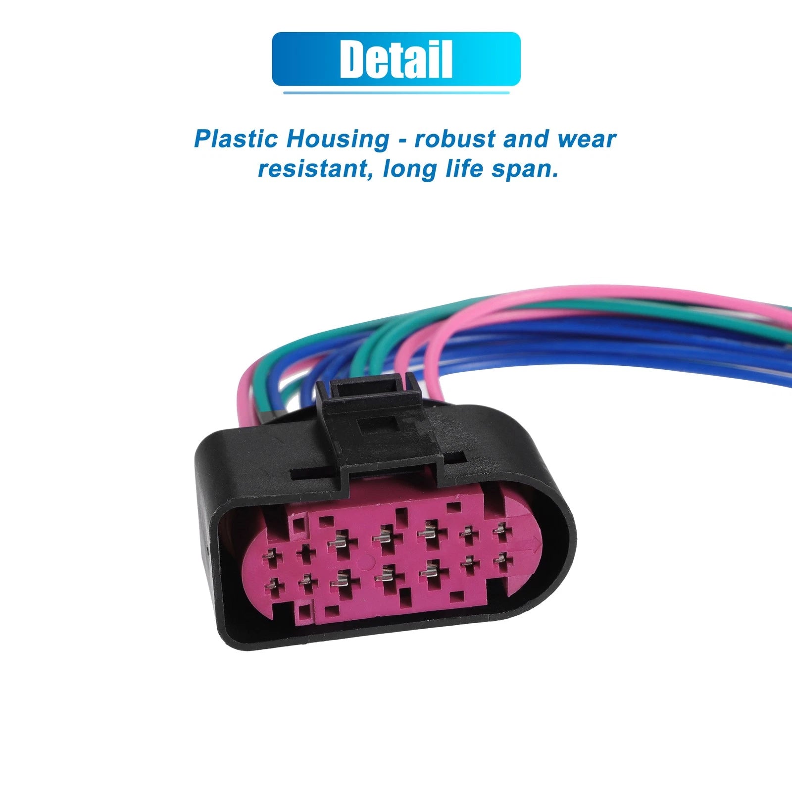 3 Pin Headlight Harness Cable Connector for VW Audi (1999–2005) No. 1J0973737