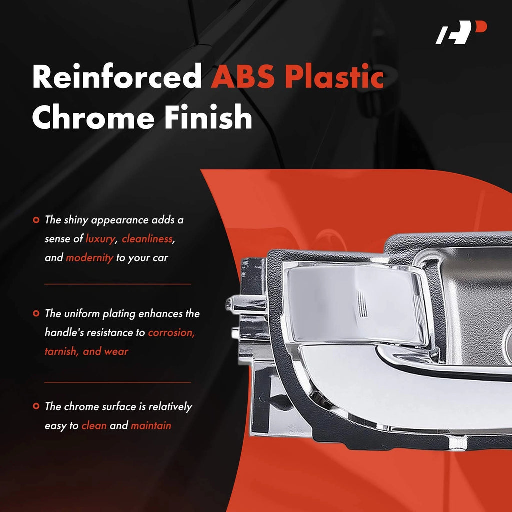 Left Chrome Interior Door Handle for Toyota Yaris (2007â2016)