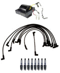 Ignition Wires & Spark Plugs Kit for Chevy G30 P30 GMC G2500 (1 Coil, 8 Plugs)