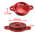Engine Oil Filter Cap Red for Honda Super Cub 50/110/Pro Cross Cub 50/110 (2018–2023)