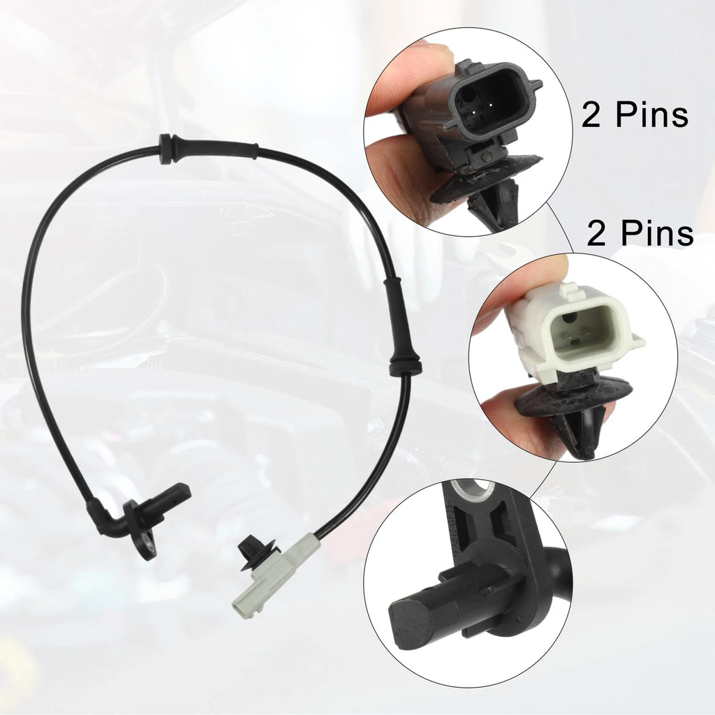 Set of 1 ABS Wheel Speed Sensor for Nissan Versa, Versa Note (2014–2019) No. 479001HA0A