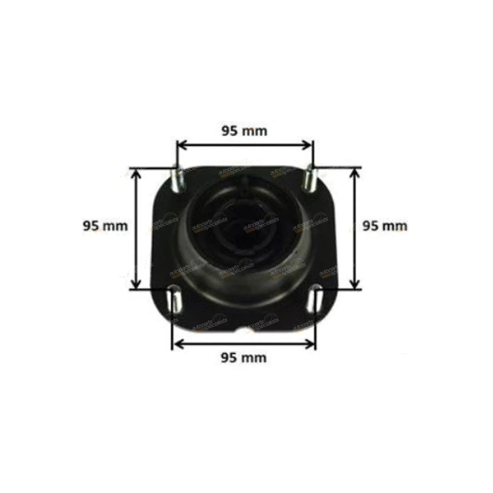 2x Front Strut Top Mounts for Ford Laser KF KH Hatchback Sedan (1990 - 1994)