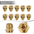 Set of 10 Main Jets Carb Thread M5x0.75mm for Universal Applications