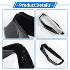 1 Pc Headlight Lens Cover for Audi A5 (2012–2015) Black