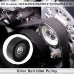 Drive Belt Idler Pulley Serpentine for Audi A3 (2006–2013) 04854089A
