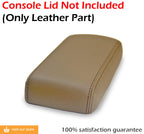 Center Console Lid Armrest Cover for Acura TL (1995–1998) Dark Beige PVC Leather