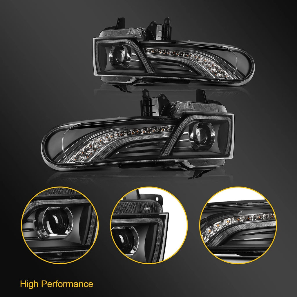 Set of 4 Headlights and Tail Lights for Toyota FJ Cruiser (2007–2015)