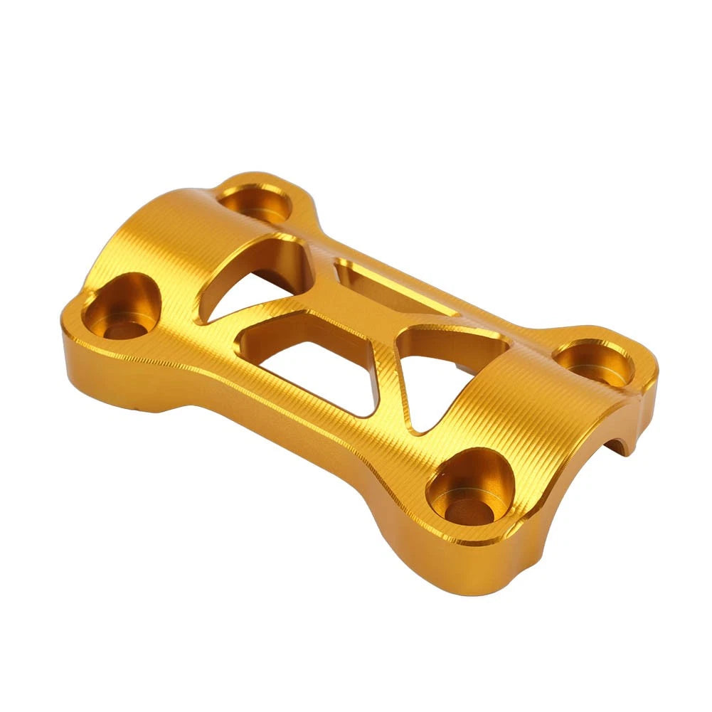 Handlebar Riser Mount Clamp Top Cover Gold for Honda CB500X (2019–2022)