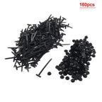 180Pcs Zip Tie Cable Buckle Self-Locking Fastener for Automotive Use