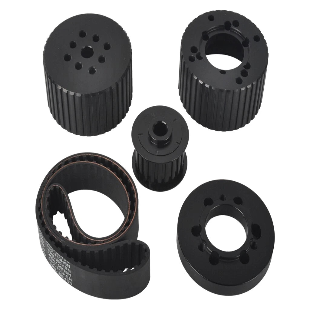Billet Aluminum Gilmer Belt Drive Pulley Kit for Mopar 318 360