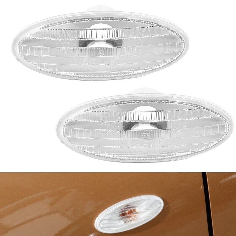 2X Light Cover for Fender Marker Kits Replacement Side Turn Signal