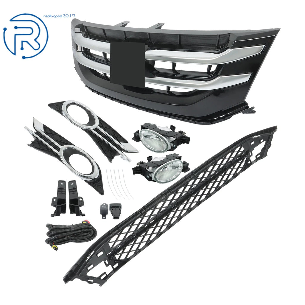 Upper Lower Grille & Fog Light Package for Honda Odyssey (2015–2017)