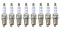 Set of 8 Double Platinum Spark Plugs for BMW E60 E66 E53 (2001–2010)