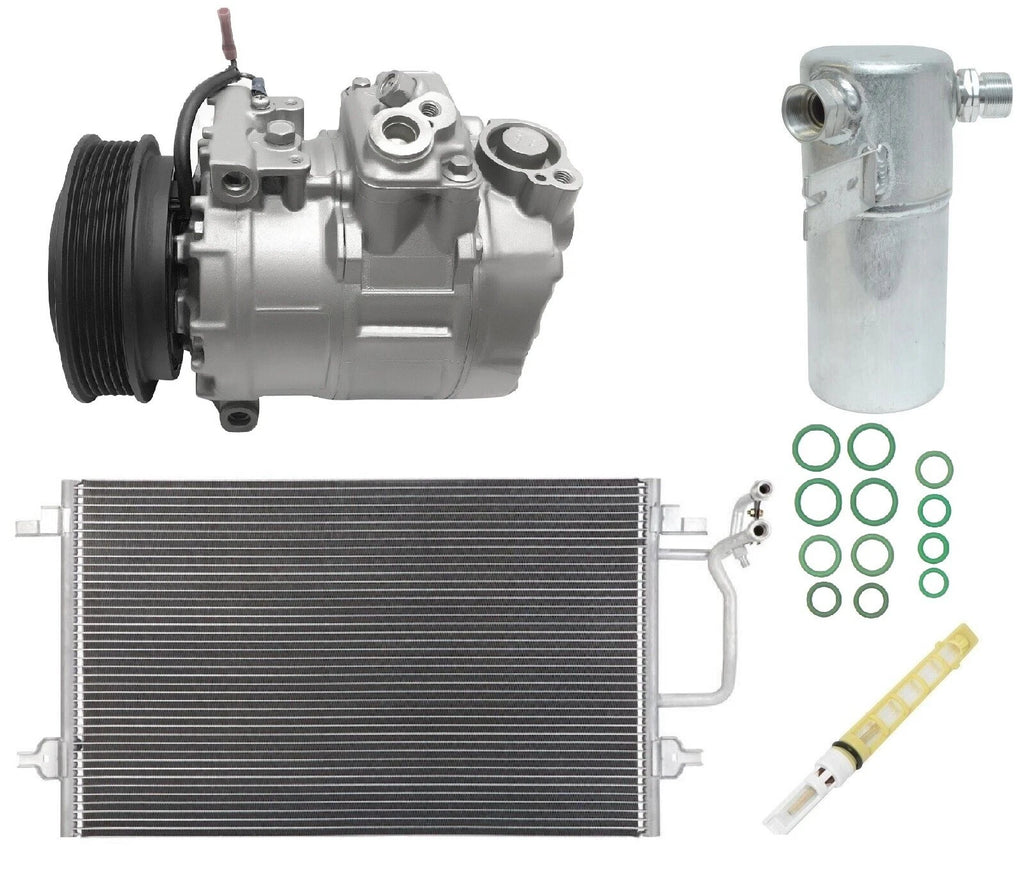 AC Compressor Kit With Condenser for Audi A8 Quattro 4.2L (2000–2002)